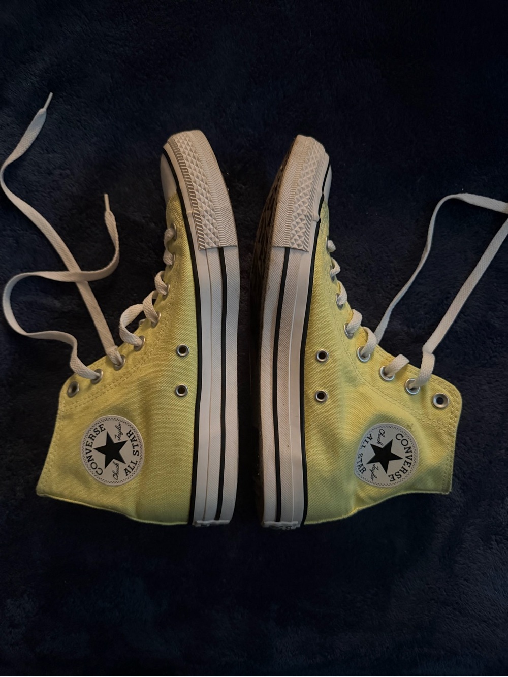 Converse Pale Yellow Chuck Taylor All Star High-Top Sneakers